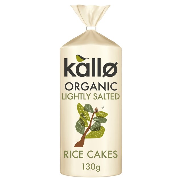 Kallo Organic Thick Slightly Salted Rice Cakes 130g Botiga