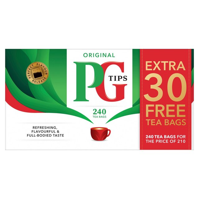 PG Tips Original Biodegradable Tea Bags 240 per pack Botiga