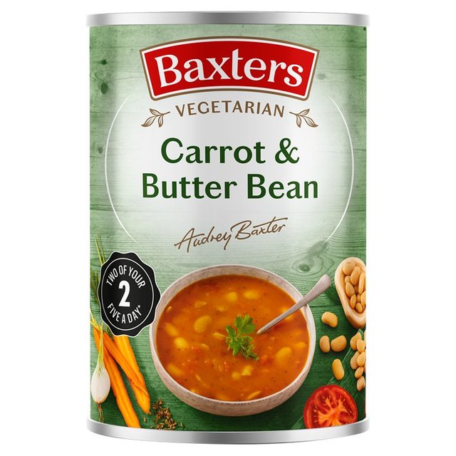 Baxters Vegetarian Carrot & Butterbean Soup 400g Botiga