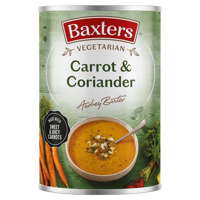 Baxters Vegetarian Carrot & Coriander Soup 400g Botiga