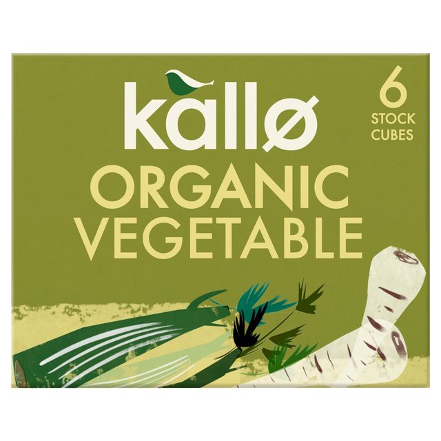 Kallo Organic Vegetable Stock Cubes 6 x 11g Botiga