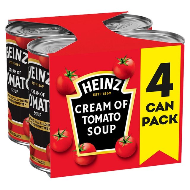 Heinz Cream of Tomato Soup 4 x 400g Botiga