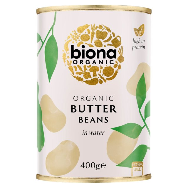 Biona Organic Butter Beans in Water 400g Botiga