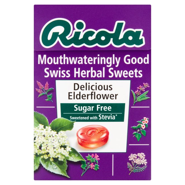 Ricola Elderflower Sugar Free 45g Botiga