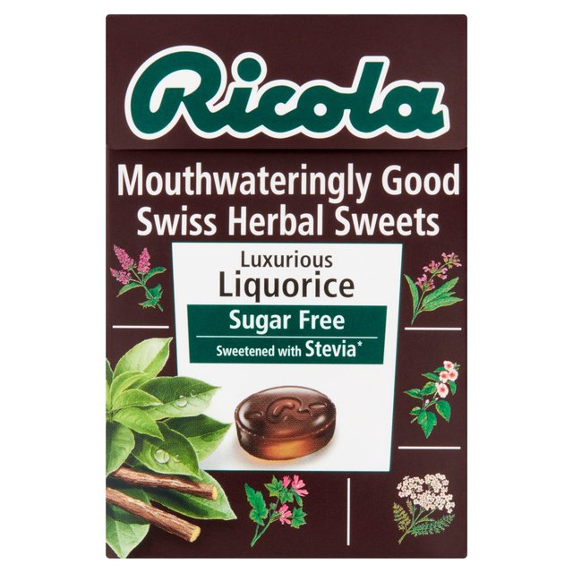 Ricola Liquorice Sugar Free 45g Botiga