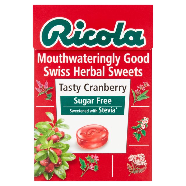 Ricola Cranberry Sugar Free 45g Botiga