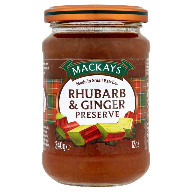 Mackays Rhubarb & Ginger Preserve 340g Botiga