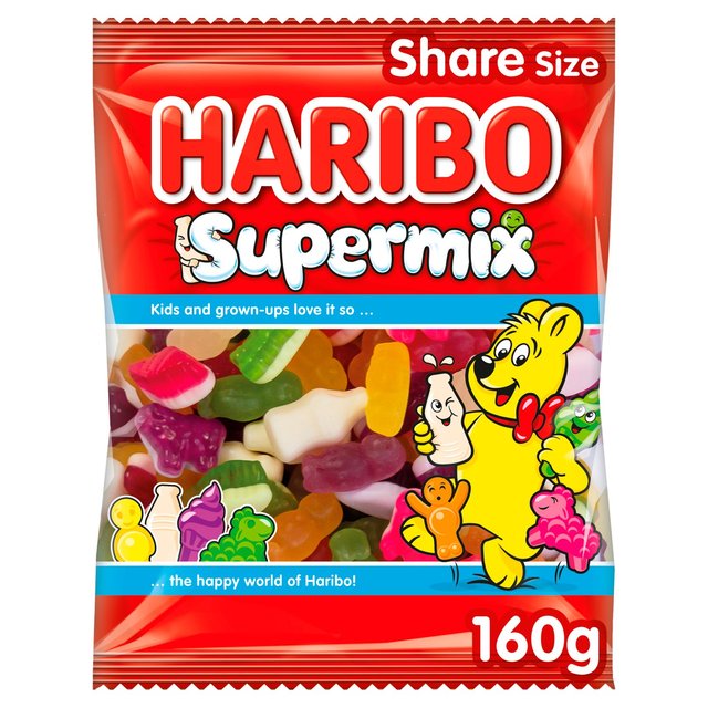 Haribo Supermix Sweets Sharing Bag 160g Botiga