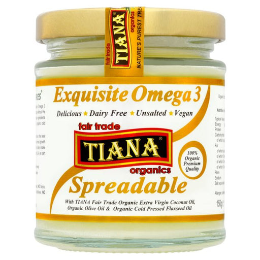 TIANA Organic Omega 3 Coconut Spreadable Butter 150ml Botiga