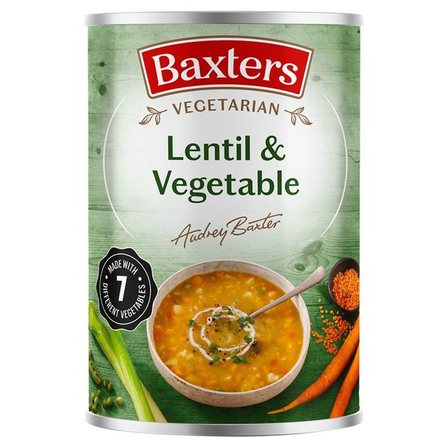 Baxters Vegetarian Lentil & Vegetable Soup 400g Botiga