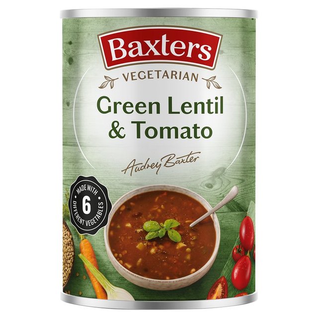 Baxters Vegetarian Puy Lentil & Tomato Soup 400g Botiga