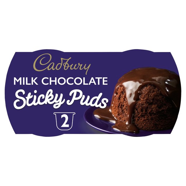 Cadbury Sticky Puds Milk Chocolate 2 per pack Botiga