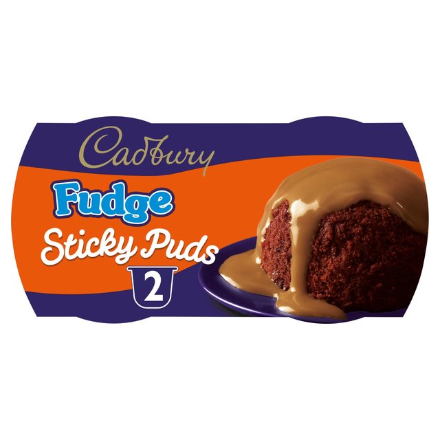 Cadbury Sticky Puds Fudge 2 per pack Botiga