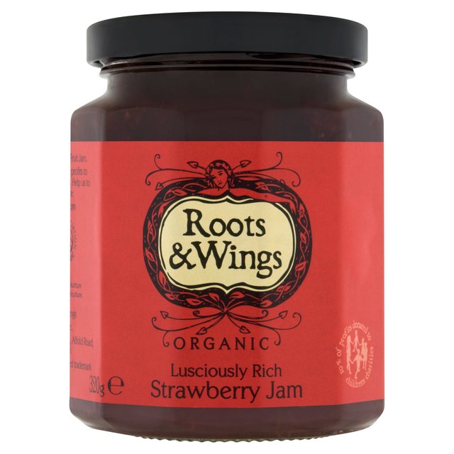 Roots & Wings Organic Strawberry Jam 320g Botiga
