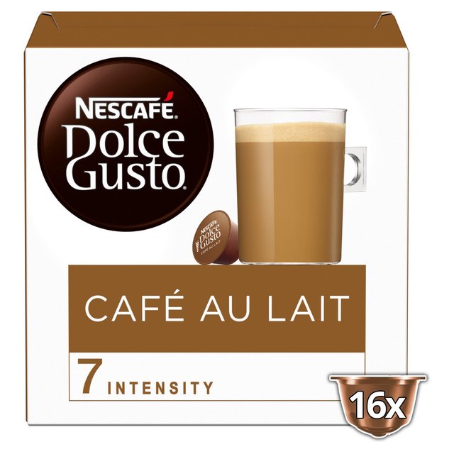 Nescafe Dolce Gusto Cafe Au Lait Pods 16 per pack Botiga
