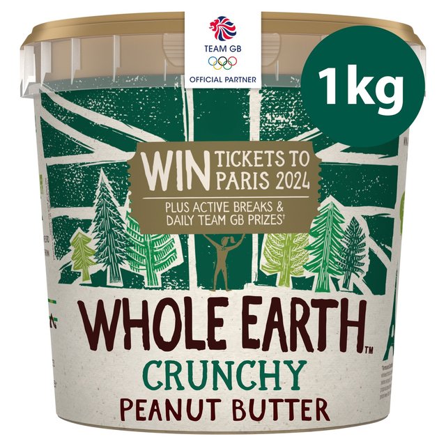 Whole Earth Crunchy Peanut Butter 1kg Botiga