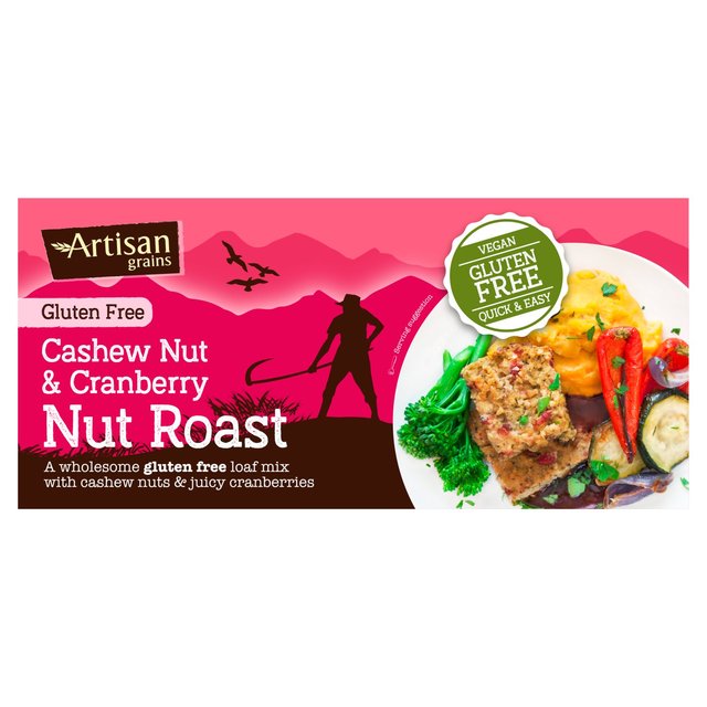 Artisan Grains Cashew & Cranberry Nut Roast Mix 200g Botiga