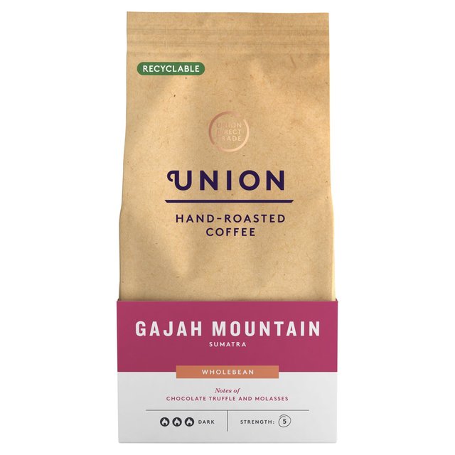 Union Gajah Mountain Sumatra Wholebean 200g Botiga