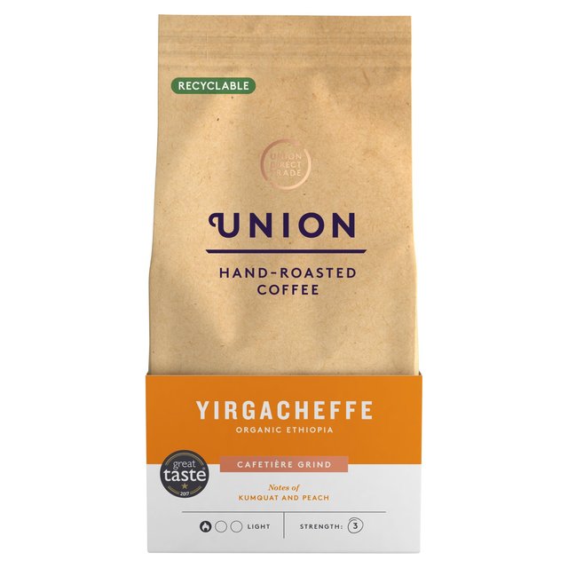 Union Yirgacheffe Ethiopia Cafetiere Grind 200g Botiga