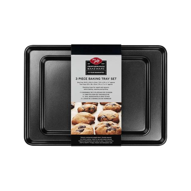 Tala 3 Non-stick Baking and Oven Trays, 3 per pack Botiga