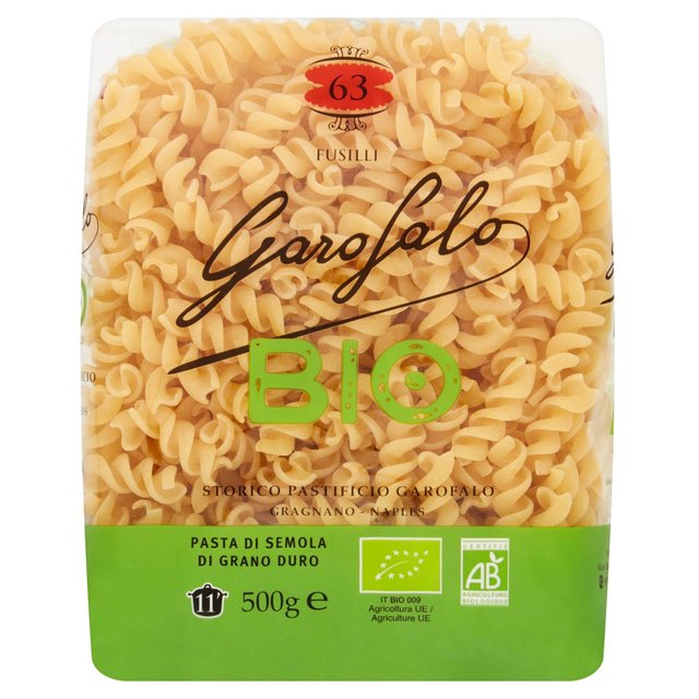 Garofalo Organic Fusilli Pasta 500g Botiga