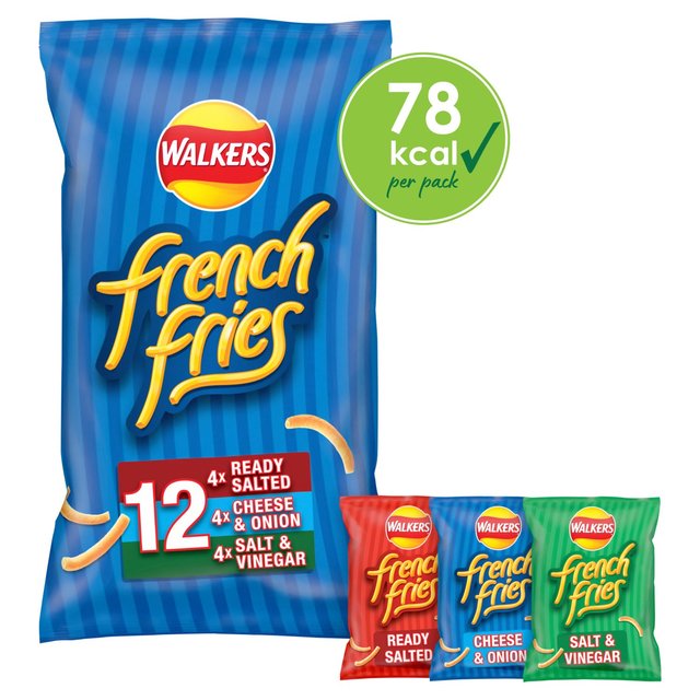 Walkers French Fries Variety Multipack Snacks 12 per pack Botiga