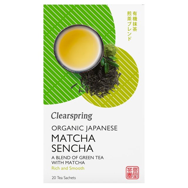 Clearspring Organic Matcha Green Tea Bags 20 per pack Botiga