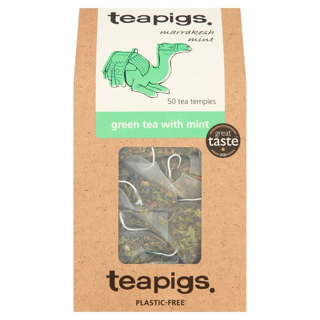 Teapigs Green Tea Bags with Mint 50 per pack Botiga
