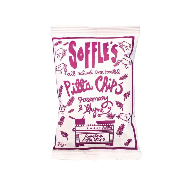 Soffles Pitta Chips Rosemary & Thyme Share Bag 165g Botiga