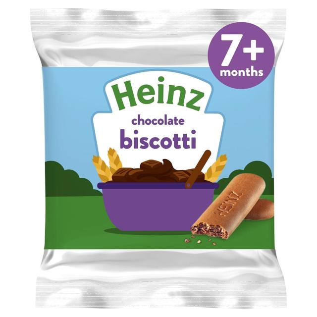 Heinz So Yummy Chocolate Biscotti Baby Food Snacks 7+ Months 60g Botiga
