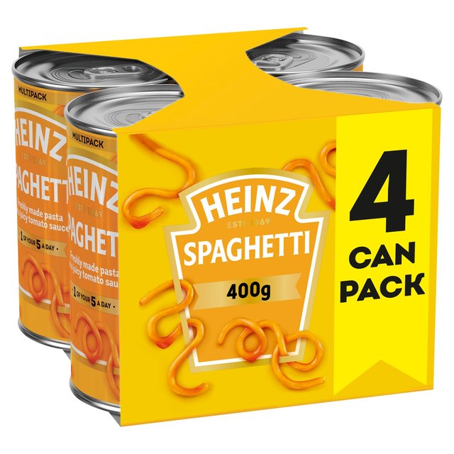 Heinz Spaghetti In Tomato Sauce 4 x 400g Botiga