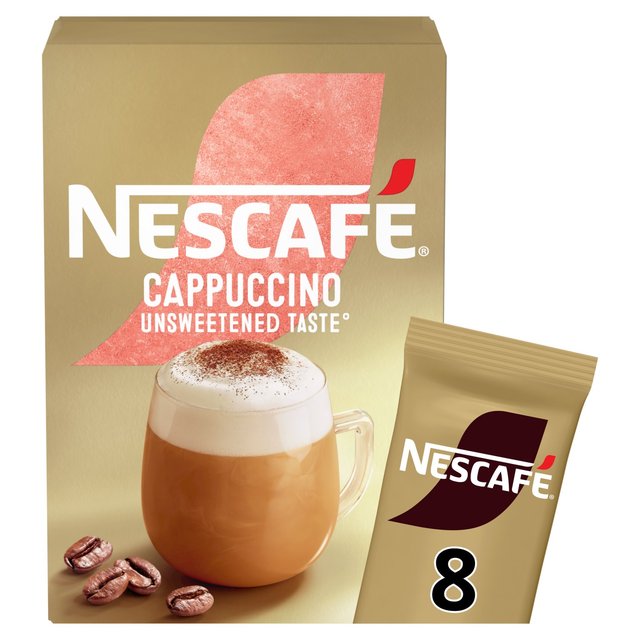 Nescafe Gold Cappuccino Unsweetened Instant Coffee 8 Sachets 8 per pack Botiga