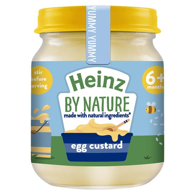 Heinz Egg Custard Baby Food Jar 6+ Months 120g Botiga