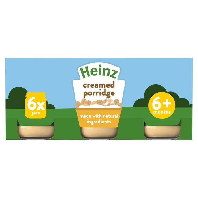 Heinz By Nature Creamed Porridge Baby Food 6+ Months 6 x 120g Botiga