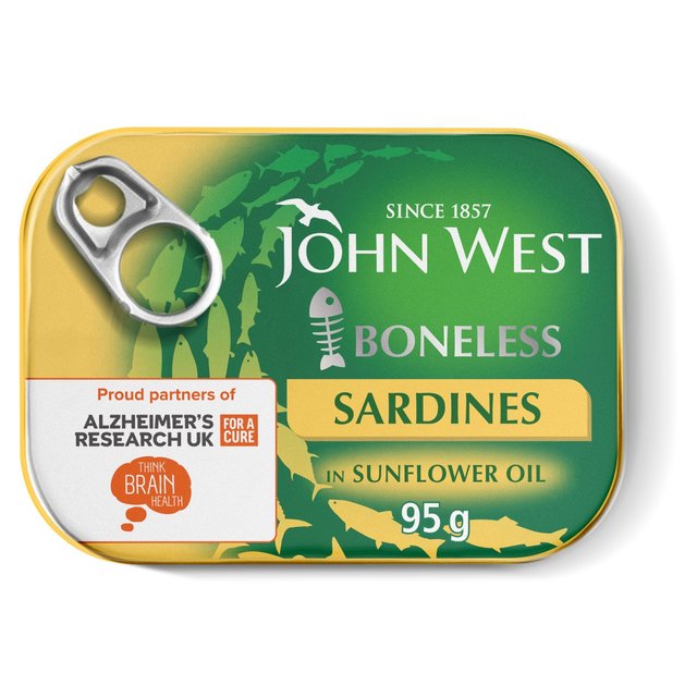 John West Boneless Sardines In Sunflower Oil 95g Botiga