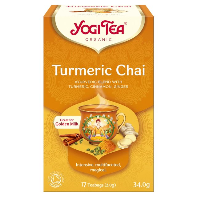 Yogi Tea Organic Turmeric Chai Tea Bags 17 per pack Botiga