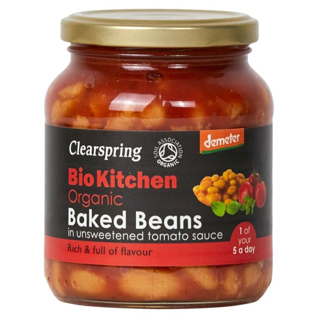 Clearspring Demeter Organic Baked Beans Unsweetened 350g Botiga