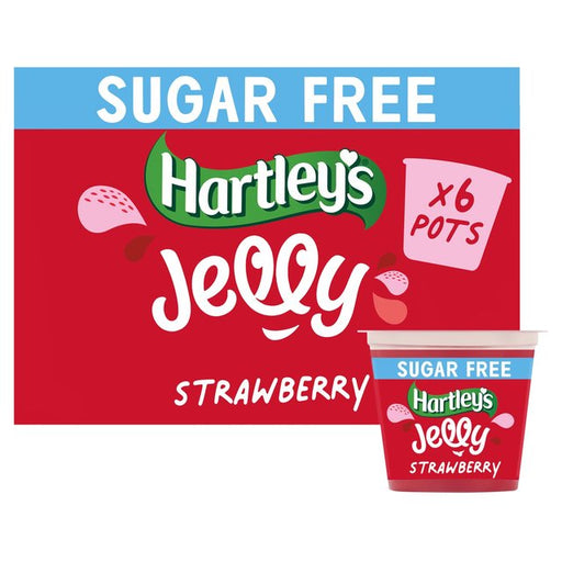 Hartley's No Added Sugar Strawberry Jelly Pot Multipack 6 x 115g Botiga