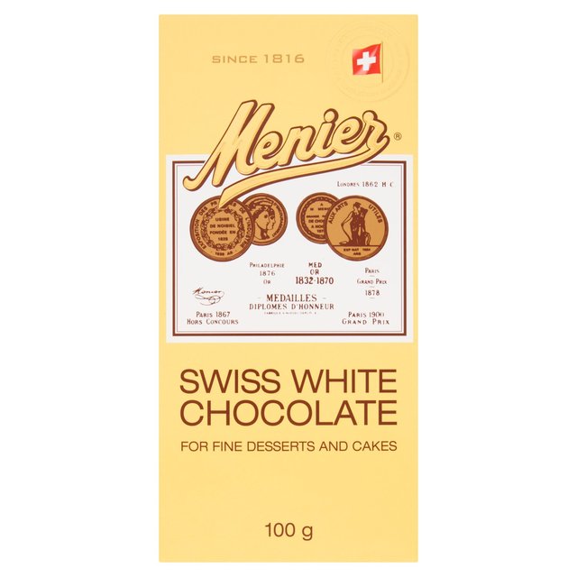 Menier White Chocolate 100g Botiga