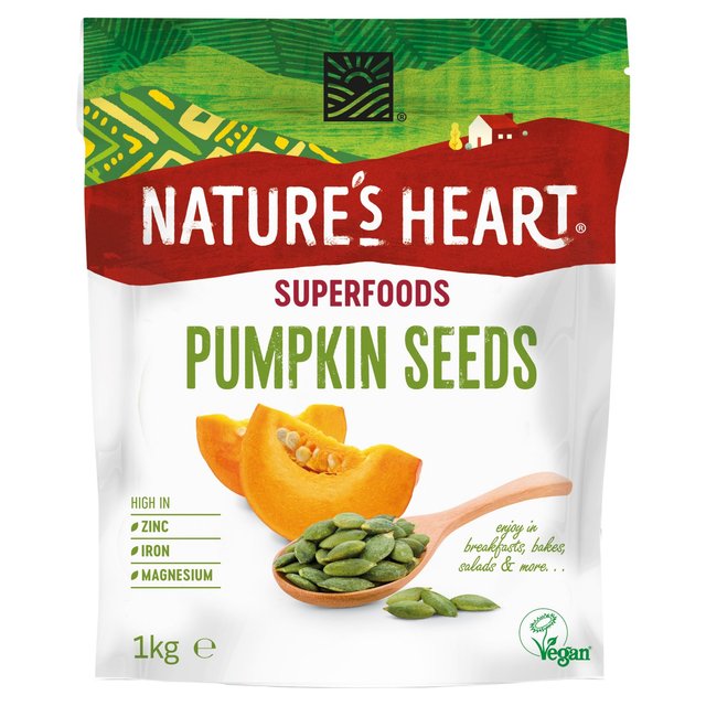 Nature's Heart Pumpkin Seeds 1kg Botiga