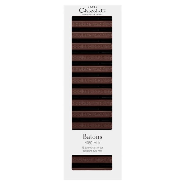 Hotel Chocolat 40% Milk Chocolate Batons 120g Botiga