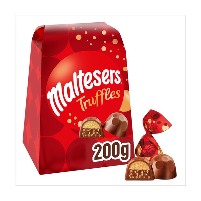 Maltesers Truffles Milk Chocolate Gift Box of Chocolates 200g Botiga