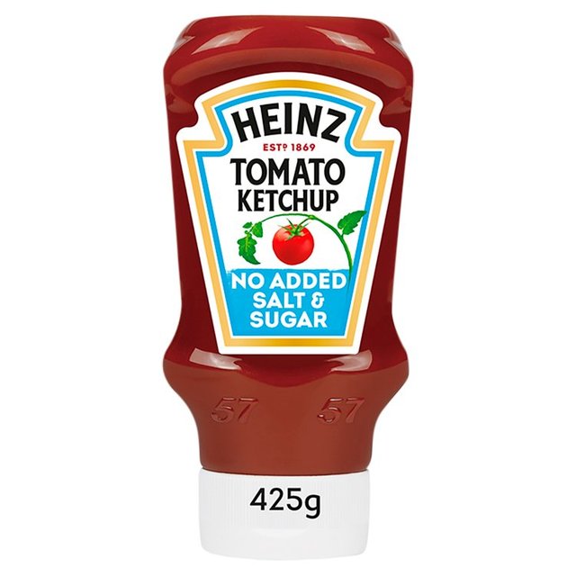 Heinz Tomato Ketchup No Added Sugar & Salt 425g Botiga
