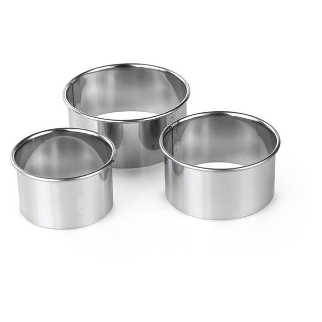 Tala Pastry Cutters Plain Set Of 3 S/S 3 per pack Botiga