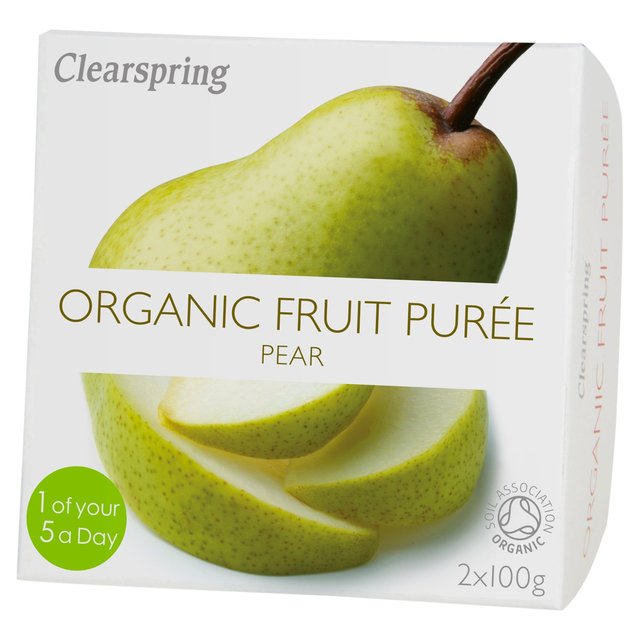 Clearspring Organic Pear Puree 2 x 100g Botiga