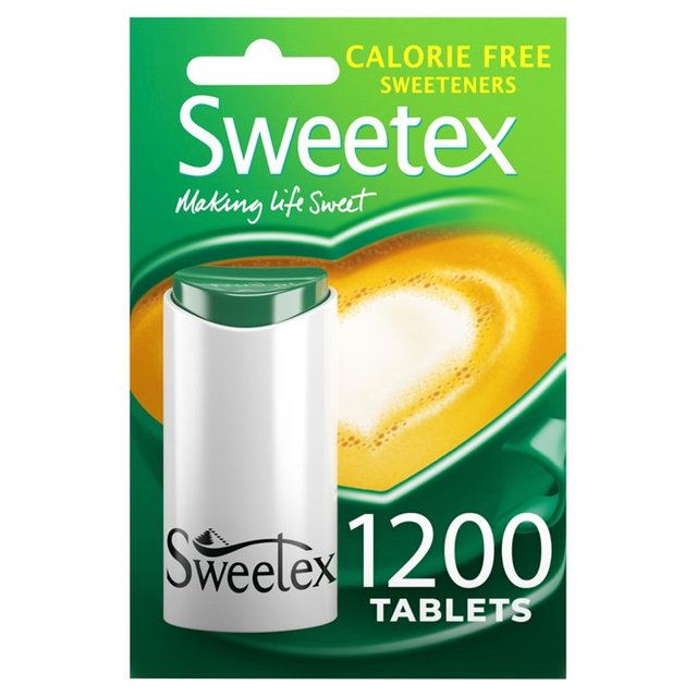 Sweetex Sweetener Calorie & Sugar Free Tablets 1200 per pack Botiga