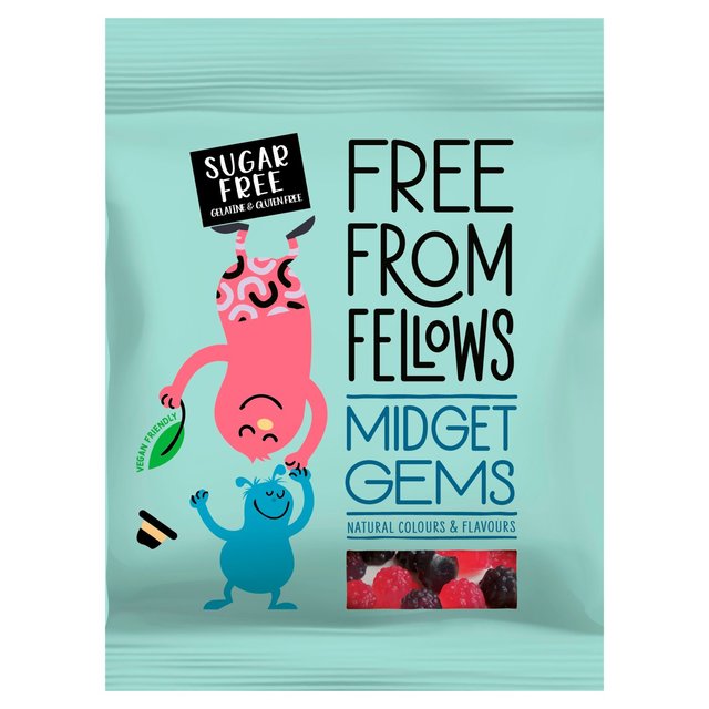 Free From Fellows Vegan Sugar Free Midget Gems 70g Botiga