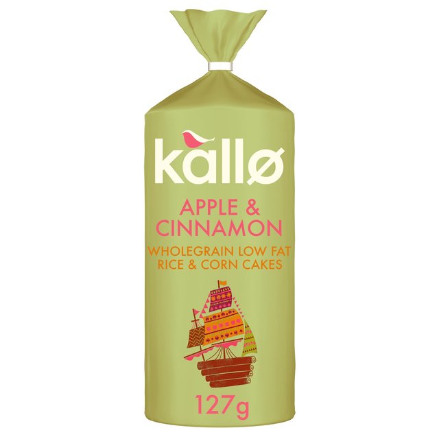 Kallo Apple & Cinnamon Rice Cake 127g Botiga