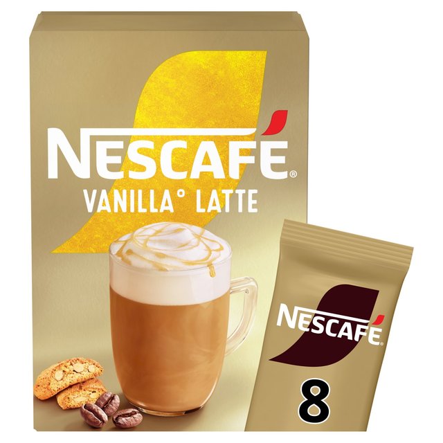 Nescafe Gold Vanilla Latte Instant Coffee 8 Sachets 8 per pack Botiga