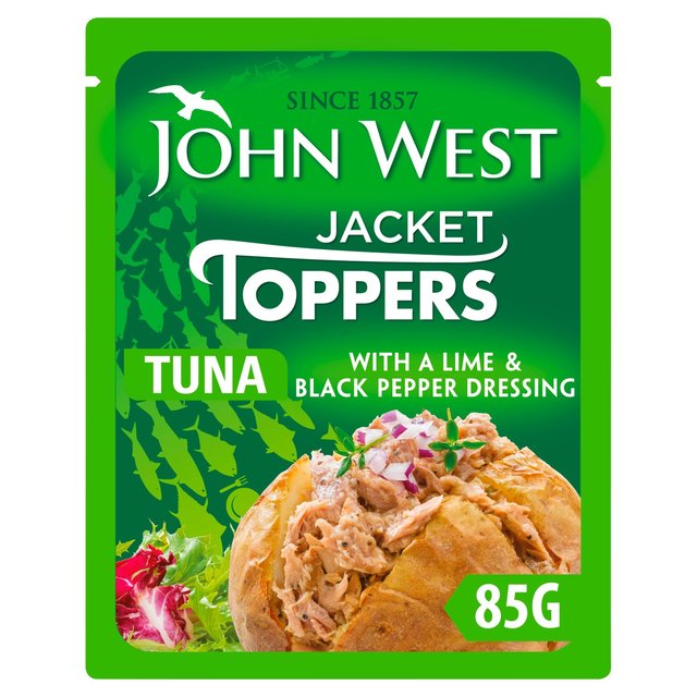 John West Jacket Toppers Tuna With a Lime & Black Pepper Dressing 85g Botiga